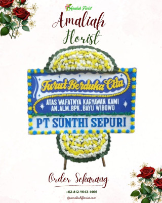 Papan Bunga Duka di Berok Nipah