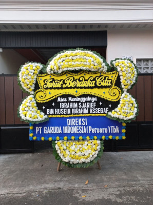 Papan Bunga Duka di Berok Nipah